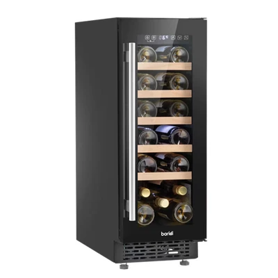 Image of Baridi 20 Bottle Slim 30cm Built In Wine Cooler with Digital Touchscreen Controls DH203