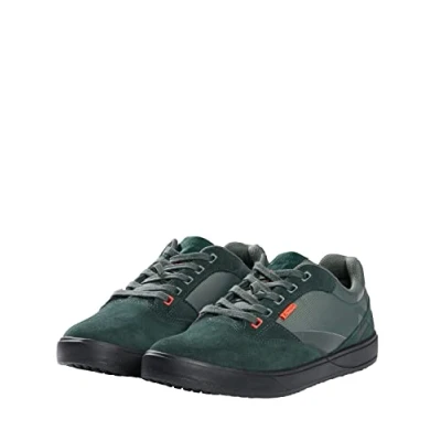 Image of Vaude Unisex AM Moab Gravity Mountainbiking Schuh, Dusty Forest/neon orange