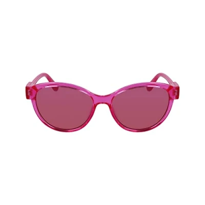 Image of KARL Lagerfeld Sunglasses, Women&#039;s, Size: 54, Fuchsia