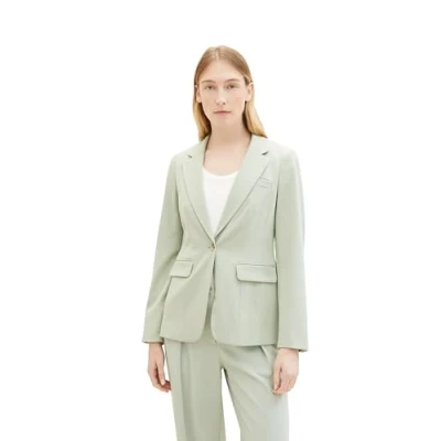 Image of TOM TAILOR Women&#039;s 1040327 Blazer, 34895 Desert Green, 6