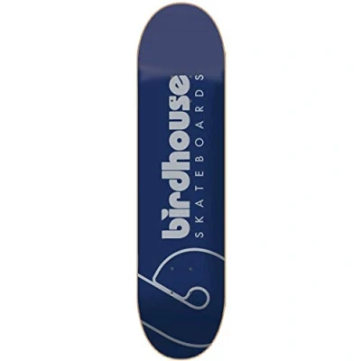 Image of BIRDHOUSE SKATEBOARDS Team Logo Skateboard Deck Blue 8&quot;