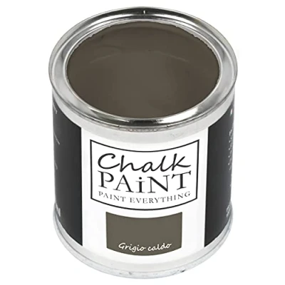 Image of Chalk Paint Everything® Grigio Caldo (Warm Grey) 750 ml Water Based for Shabby Chic Furniture, Décor, and Upcycling Projects Non Toxic, Easy to Apply