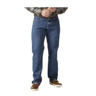 Image of Wrangler mensRugged Wear Relaxed Fit Jean Jeans Blue 36W x 30L