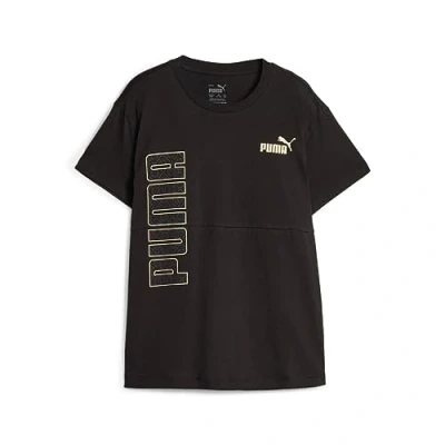 Image of Puma Power Logo Love Colorblock Tee G