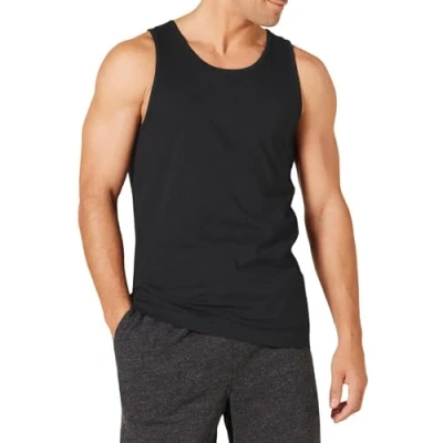 Image of Amazon Essentials Men&#039;s Slim Fit Vest, Black, XS