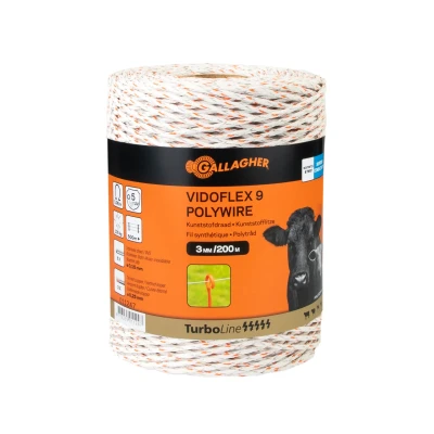 Image of Vidoflex 9 TurboLine Plus 200 m White Electric Fencing