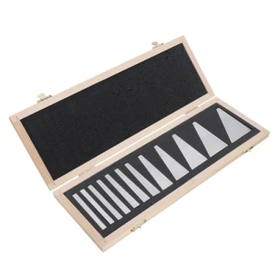 Image of 12pcs Precision Angle Block Set 1/4 to 30 Degree Lathe Gauge Milling Machinist Tools