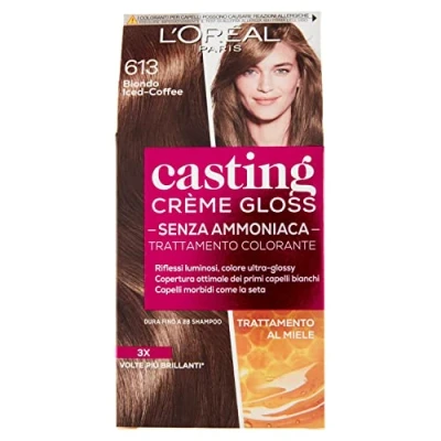 Image of L&#039;Oréal Paris Ammonia Free Hair Dye, 613 Blonde Iced Coffee