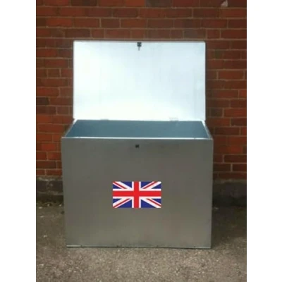 Image of ASA METAL PRODUCTS LARGE GALVANIZED FEED BIN