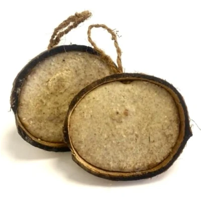 Image of Premium Suet Filled Coconut Halves x 6 Wild Bird Food LPD