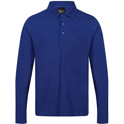 Image of Regatta Professional Mens Pro 65/35 Classic Long Sleeve Polo Shirt Perfect for Workwear or Casual