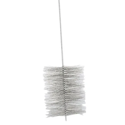 Image of Kamino Flam Flue Brush, Clockwise Rotating, Fireplace for Interior and Exterior use, Easy to Clean, can Also be Used in The Sanitary Space, Dimensions ca. Ø 130 cm, L: 150cm