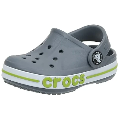 Image of Crocs Unisex Bayaband Clog, Charcoal Volt Green, 4 UK Men/ 5 Women