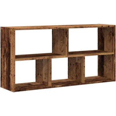 Image of vidaXL Wall Shelf Old Wood 100x25x50 cm Engineered