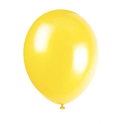 Image of Canary Yellow Premium Latex Balloons (30cm) Pack of 50 Vibrant Party Decorations for Birthdays, Weddings, and Events
