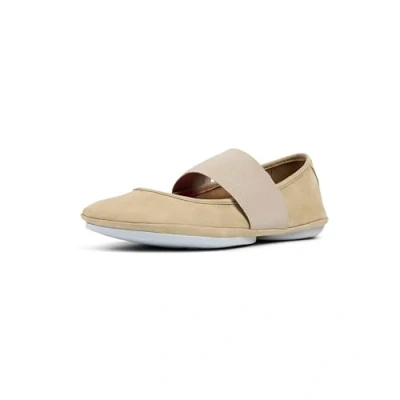 Image of Camper Right NINA Ankle strap ballet pumps, Women&#039;s, Size: 2, Medium beige Suede