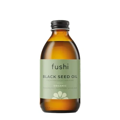 Image of Fushi Black Cumin Seed Oil 100 ml Fresh Pressed Rich in Omega 6, 9, vitamin B1, B2, B3 Best for Dry Skin, Flaky Skin &amp; Inner Health Manufactured the UK Packaging may vary