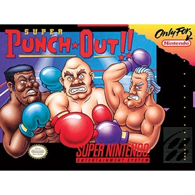 Image of &#039;Super Nintendo &quot;Super Punch Out Canvas Art Print 30x40 cm