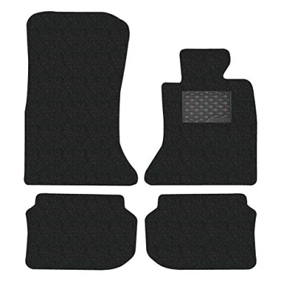 Image of Nicoman Spaghetti All Weather Fully Tailored Car mats Fit【5 Series Saloon/Estate F10/F11 Year 2010 2013】(Full Set 4 Piece,Black)
