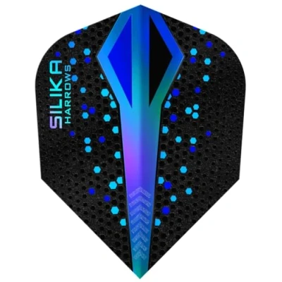 Image of Harrows Silika Color Shift Blue NO6 Tough Crystalline Coated Dart Flights