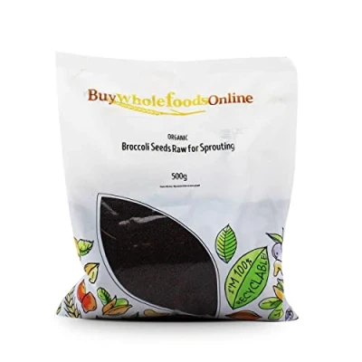 Image of Organic Broccoli Seeds Raw for Sprouting 500g (BWFO)