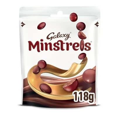 Image of Galaxy Minstrels Milk Chocolate Pouch 125g Bag