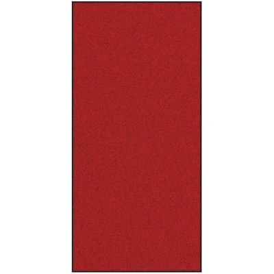 Image of vidaXL doormat indoor/outdoor red mat 250x120 cm rectangular polypropylene