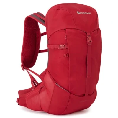 Image of Montane Trailblazer Xt 25 Acer Red One Size Backpack, Multi Coloured (Multi Coloured)