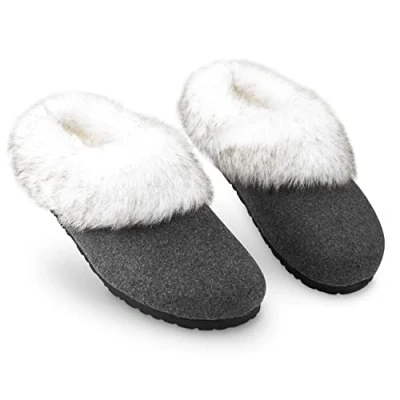Image of DUNLOP Slippers for Ladies (8, Charcoal, numeric_8)