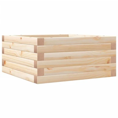 Image of vidaXL Garden Planter 50x50x23 cm Solid Wood Pine