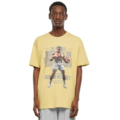 Image of Upscale by Mister TEE Rumble Heavy Print Tshirt, Men&#039;s, Size: XS, Palemoss