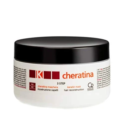 Image of K Cheratina Reconstruction Mask Professional Treatment with Keratin to Hydrate and Repair Damaged Hair Promotes Regeneration 300 ml