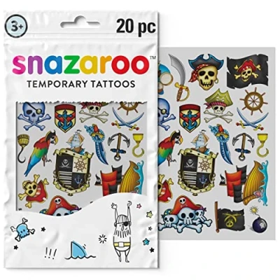 Image of Snazaroo Face Paint Temporary Tattoo Set, Adventure