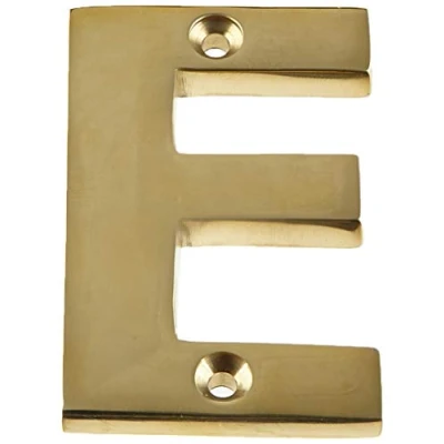 Image of From the Anvil 83801E Letter E Polished Brass