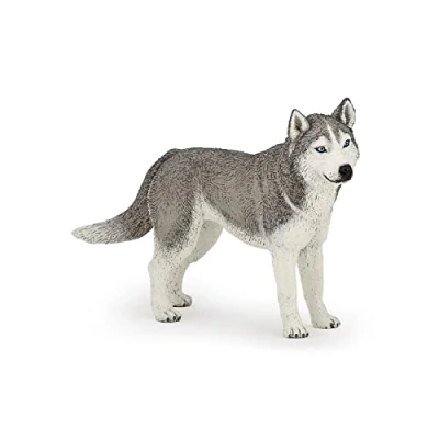 Image of PAPO CATS AND DOGS 54035 Siberian Husky Figurine, Multicolour, Standard Size