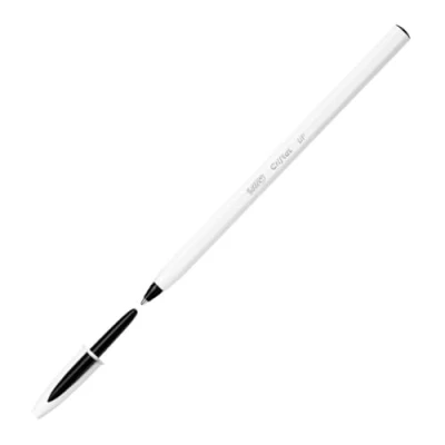 Image of Bic Cristal Up Ballpoint Pen, Black, 20 Count (Pack of 1)