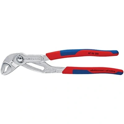 Image of Knipex 18498 250mm Cobra Chrome Plated Waterpump Pliers
