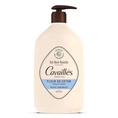 Image of Rogé Cavaillès Bath and Shower Gel for Sensitive Skin Cotton Flower 1L