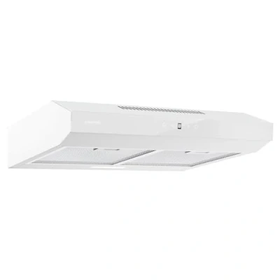 Image of Klarstein Cooker Hood, Extractor Fan for Kitchen w/Dishwasher Safe Aluminium Grease Filter, 175 m3/h Airflow, LEDs, Touch Controls Hoods, Wall Mount Steel Vent