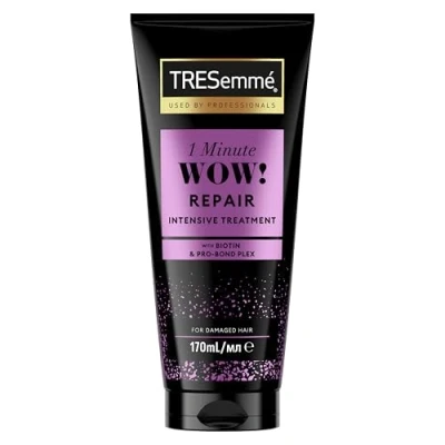 Image of TRESemmé 1 Minute WOW Repair Intensive hair Treatment with biotin &amp; Pro Bond Complex for damaged 170 ml