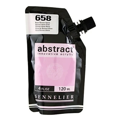 Image of Sennelier : Abstract Acrylic Paint 120ml Satin Quinacridone Pink