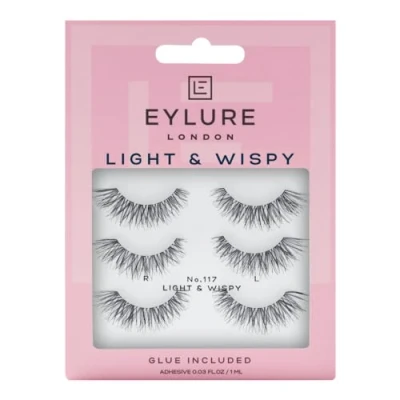 Image of (Multi Pack 3 Pairs) Eylure Texture #117 False Eyelashes, Black by