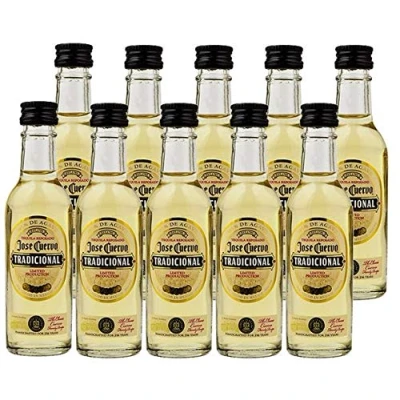 Image of Jose Cuervo Tradicional Reposado Tequila 5cl Miniature Case of 10