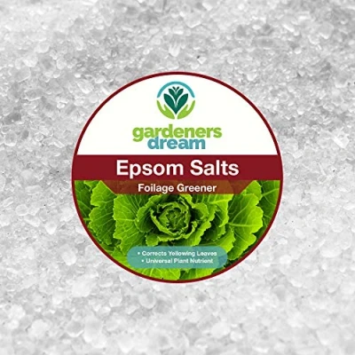 Image of Gardenersdream EPSOM SALTS Foliage Greener Plant Food Garden Fertiliser Multi Purpose Organic Dirt Mulch (1kg)