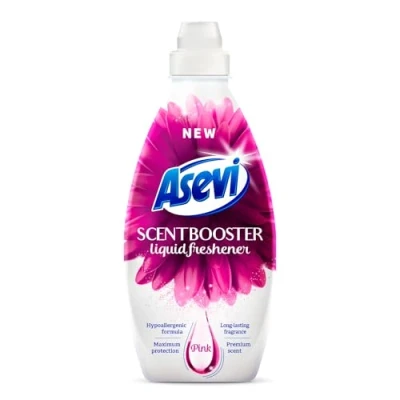 Image of Asevi Liquid Laundry Freshener, In Wash Scent Booster, Perfume, 720ml, 36 Washes, Pink