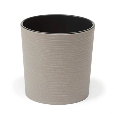 Image of Lamela Eco Flowerpot Herb Plant Flower pot Malwa Dluto Ø190mm up to 40% of wood Windowsill Holder Balcony Garden Container Bucket Home Decor Mix! Match! Play! (Grey)