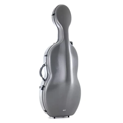 Image of GEWA Cello case Polycarbonate 4.6 size 4/4, grey, with rucksack straps