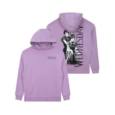 Image of Wednesday Hoodie Addams Family Womens Oversized Hoodies For Women Purple X Large