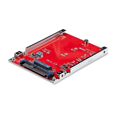 Image of StarTech.com M.2 to U.3 Adapter for NVMe SSDs, PCIe Drive 2.5inch (SFF TA 1001) Host Adapter/Converter, TAA Compliant (1M25 U3 M2 ADAPTER)