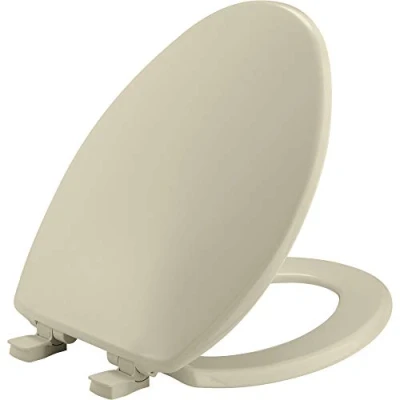 Image of Bemis 7300SLEC 006 Toilet Seat Will Slow Close and Removes Easy for Cleaning, Bone, 1 Pack Elongated